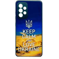 Чохол накладка Art Case Glass Samsung A52 Keep Calm
