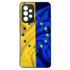 Чохол накладка Art Case Glass Samsung A52 Прапор