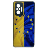 Чехол накладка Art Case Glass Xiaomi Redmi Note 10 Pro / Max Флаг