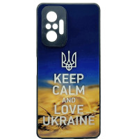 Чохол накладка Art Case Glass Xiaomi Redmi Note 10 Pro / Max Keep Calm