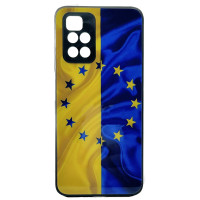 Чохол накладка Art Case Glass Xiaomi Redmi 10 Прапор