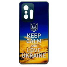 Чохол накладка Art Case Glass Xiaomi 11T / 11T Pro Keep Calm