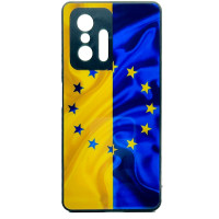 Чохол накладка Art Case Glass Xiaomi 11T / 11T Pro Прапор