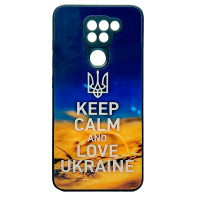 Чохол накладка Art Case Glass Xiaomi Redmi Note 9  Keep Calm