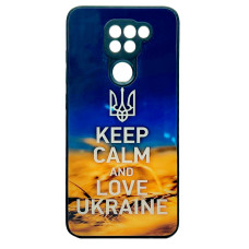 Чохол накладка Art Case Glass Xiaomi Redmi Note 9  Keep Calm