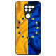 Чехол накладка Art Case Glass Xiaomi Redmi Note 9 Флаг