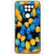 Чохол накладка Art Case Glass Xiaomi Redmi Note 9 Тюльпани
