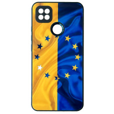Чехол накладка Art Case Glass Xiaomi Redmi 9C Флаг