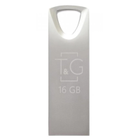 USB Flash T&G TG117 16Gb 2.0 Метал сіра
