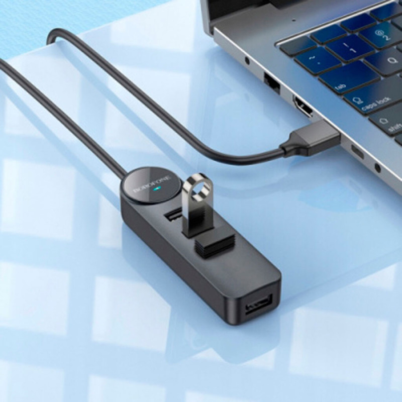 USB Hub Borofone DH5 (4 USB порта, 120 см)