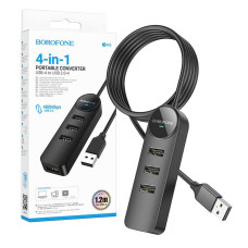USB Hub Borofone DH5 (4 USB порта, 120 см)