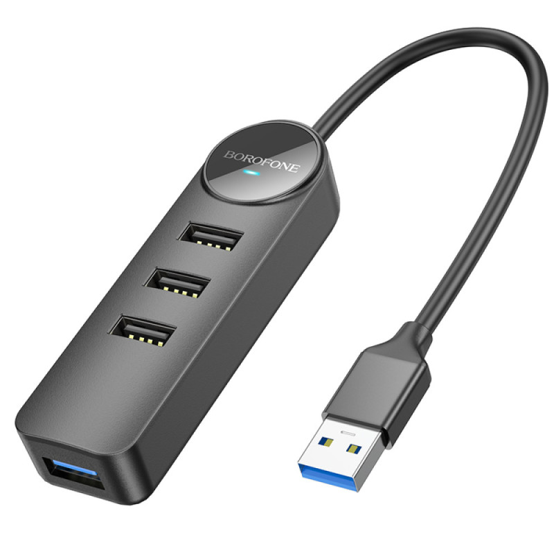USB Hub Borofone DH5 (4 USB порта, 20 см)