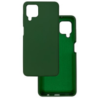 Чехол накладка Silicone Cover Soft Touch ОК Samsung A12 / M12 Хвоя