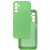 Чохол накладка Silicone Cover Soft Touch ЗК Samsung A14 М'ятний