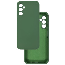Чехол накладка Silicone Cover Soft Touch ЗК Samsung A14 Хвоя