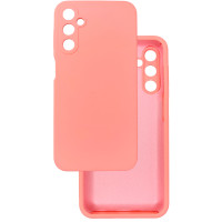 Чехол накладка Silicone Cover Soft Touch ЗК Samsung A24 / M34 розовый