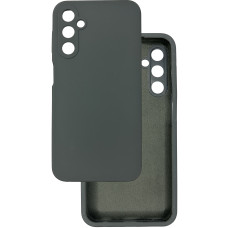 Чохол накладка Silicone Cover Soft Touch ЗК Samsung A24 / M34 темно-сірий