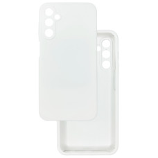 Чехол накладка Silicone Cover Soft Touch ЗК Samsung A24 / M34 белый