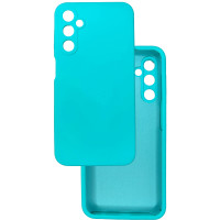 Чохол накладка Silicone Cover Soft Touch Samsung ЗК A24 / M34 аквамарин
