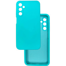 Чохол накладка Silicone Cover Soft Touch Samsung ЗК A24 / M34 аквамарин
