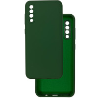 Чехол накладка Silicone Cover Soft Touch ЗК Samsung A50 / A30s Хвоя