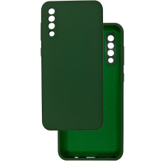 Чехол накладка Silicone Cover Soft Touch ЗК Samsung A50 / A30s Хвоя