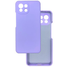 Чехол накладка Silicone Cover Soft Touch ЗК Xiaomi Mi 11 lite лаванда