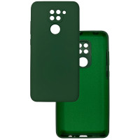 Чехол накладка Silicone Cover Soft Touch ЗК Xiaomi Redmi Note 9 хвоя