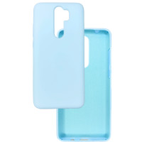 Чохол накладка Silicone Cover Soft Touch ВК Xiaomi Redmi Note 8 Pro Ясно-блакитний