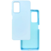 Чохол накладка Silicone Cover Soft Touch ОК Xiaomi Redmi Note 11 Pro / Note 12 Pro 4g / Poco X4 NFC ясно-блакитний