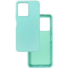 Чехол накладка Silicone Cover Soft Touch ОК Xiaomi Redmi Note 12 4G Тиффани