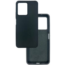 Чехол накладка Silicone Cover Soft Touch ОК Xiaomi Redmi Note 12 4G Черный