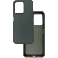 Чохол накладка Silicone Cover Soft Touch ВК Xiaomi Redmi Note 12 4g Темно-сірий
