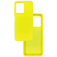 Чехол накладка Silicone Cover Soft Touch ОК Xiaomi Redmi Note 12 4G Желтый