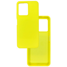 Чехол накладка Silicone Cover Soft Touch ОК Xiaomi Redmi Note 12 4G Желтый