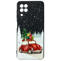Чохол  накладка Akstore Print Winter Car Samsung A22 / M32 / M22