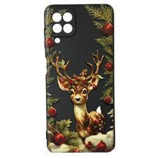 Чехол накладка Akstore Print Winter Deer Samsung A22 / M32 / M22