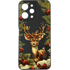 Чохол  накладка Akstore Print Winter Deer Xiaomi Redmi 12