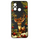 Чохол  накладка Akstore Print Winter Deer Xiaomi Redmi 12C