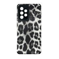 Чохол накладка Animal Case Samsung A52 Сірий Леопард