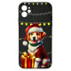 Чехол накладка Akstore Print Winter Dog +MagSafe iPhone 11
