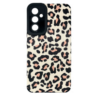 Чехол накладка Animal Case Samsung A55 Розовый Леопард