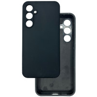 Чехол накладка Silicone Cover Soft Touch ЗК Samsung S23FE Черный