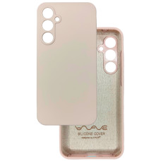 Чехол накладка Silicone Cover Soft Touch ЗК Samsung S23FE пудра