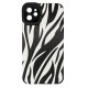 Чехол накладка Animal Case iPhone 12 Зебра