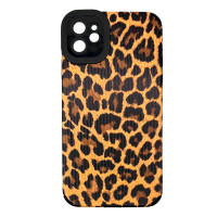 Чохол накладка Animal Case iPhone 12 Коричневий Леопард