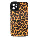 Чехол накладка Animal Case iPhone 12 Коричневый Леопард