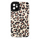 Чохол накладка Animal Case iPhone 12 Рожевий Леопард