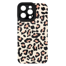 Чехол накладка Animal Case iPhone 13 Pro Розовый Леопард