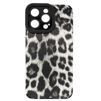 Чохол накладка Animal Case iPhone 13 Pro Сірий Леопард